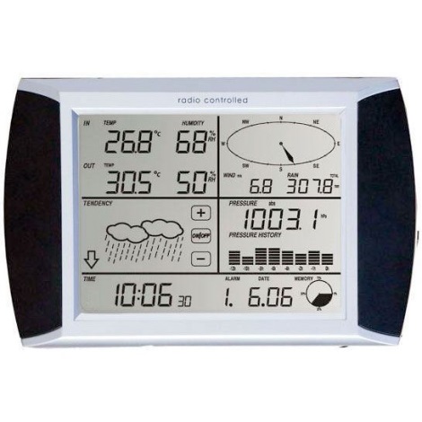  Meteorologinė stotis su LCD ekranu WH1080