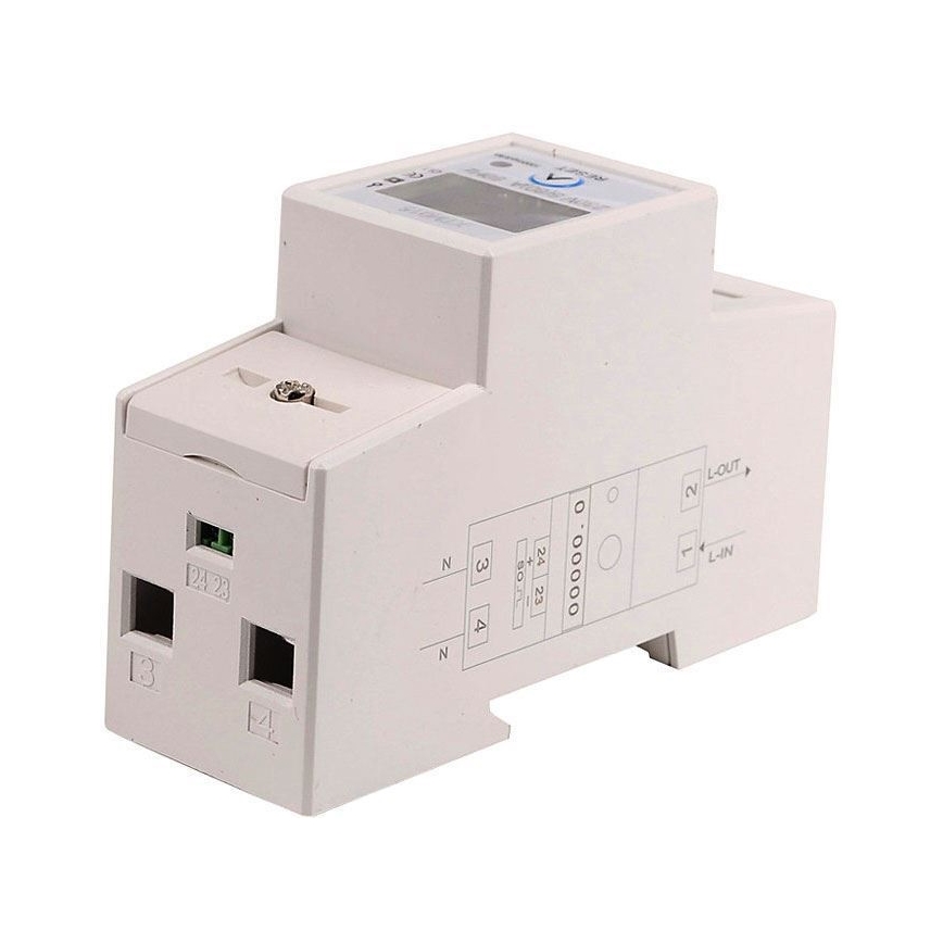  vienfazis elektros skaitiklis DIN bėgiui DDS015