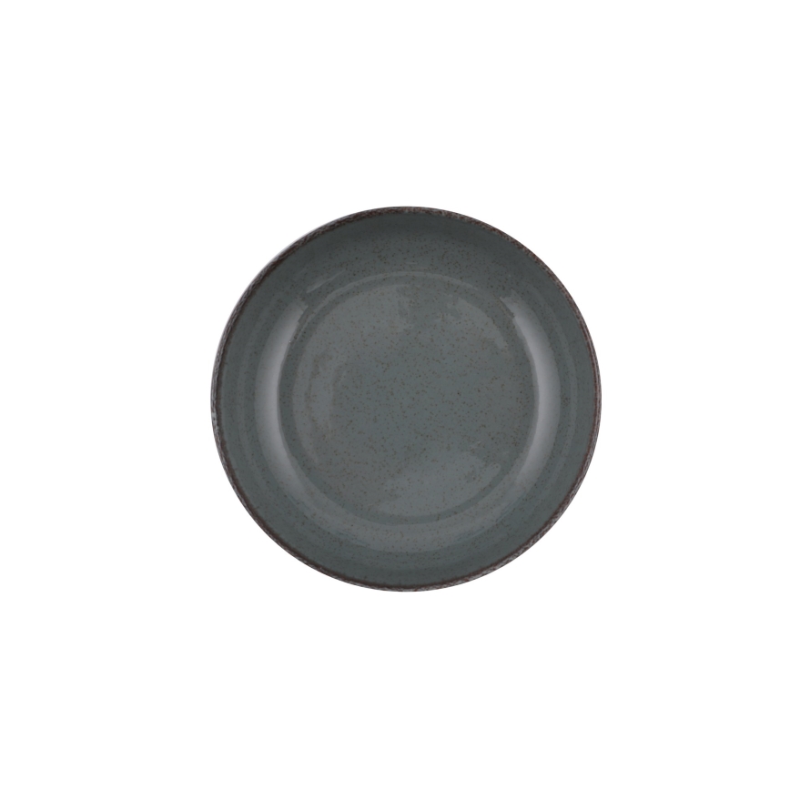 16 dalių valgomojo indų komplektas, pilkas/porcelianas