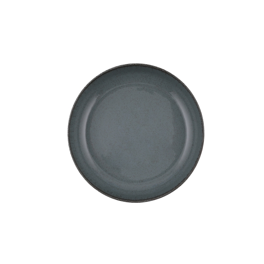 16 dalių valgomojo indų komplektas, pilkas/porcelianas