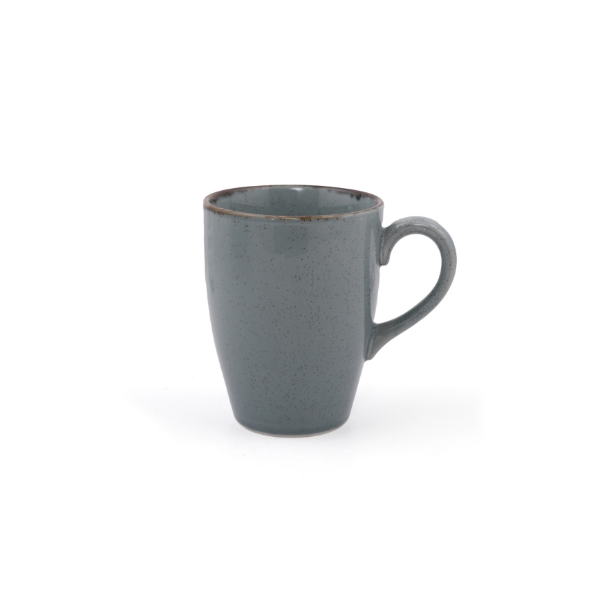 16 dalių valgomojo indų komplektas, pilkas/porcelianas