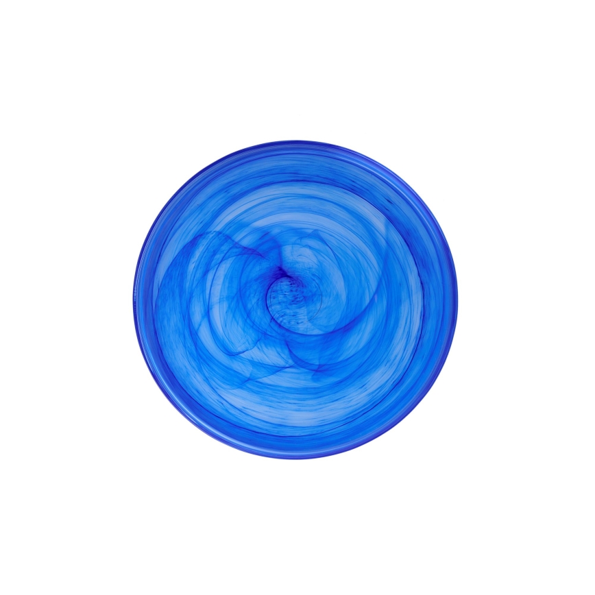 18 dalių stalo indų rinkinys, mėlynas / stiklinis