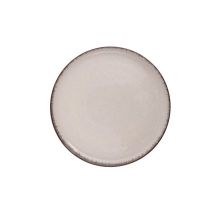 18 dalių stalo indų rinkinys smėlio spalvos/porcelianinis