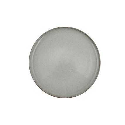 18 dalių stalo indų rinkinys žalias/porcelianas