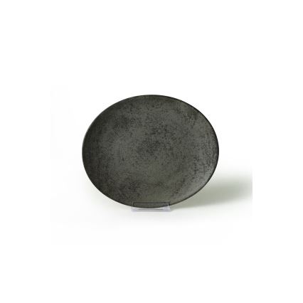 18 dalių valgomojo indų rinkinys antracitas/žalia/akmens masė