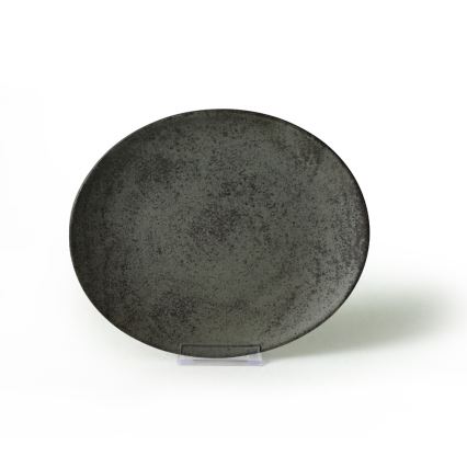 18 dalių valgomojo indų rinkinys antracitas/žalia/akmens masė