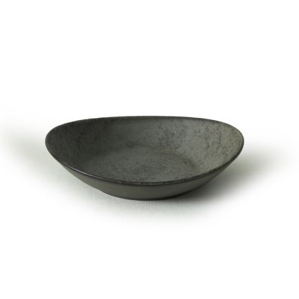 18 dalių valgomojo indų rinkinys antracitas/žalia/akmens masė