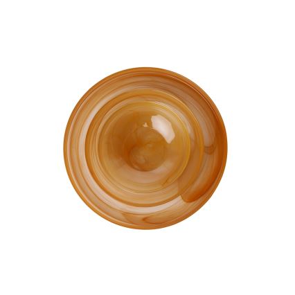 18 dalių valgomojo indų rinkinys, oranžinės spalvos / stiklas