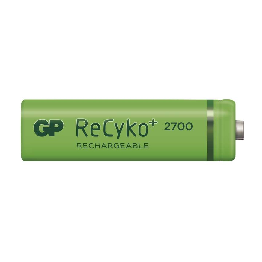 2 vnt įkraunamos baterijos AA GP RECYKO+ NiMH/1,2V/2700 mAh