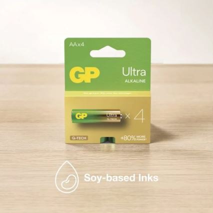 2 vnt šarminės baterijos  C GP ULTRA 1,5V