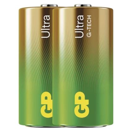 2 vnt šarminės baterijos  C GP ULTRA 1,5V