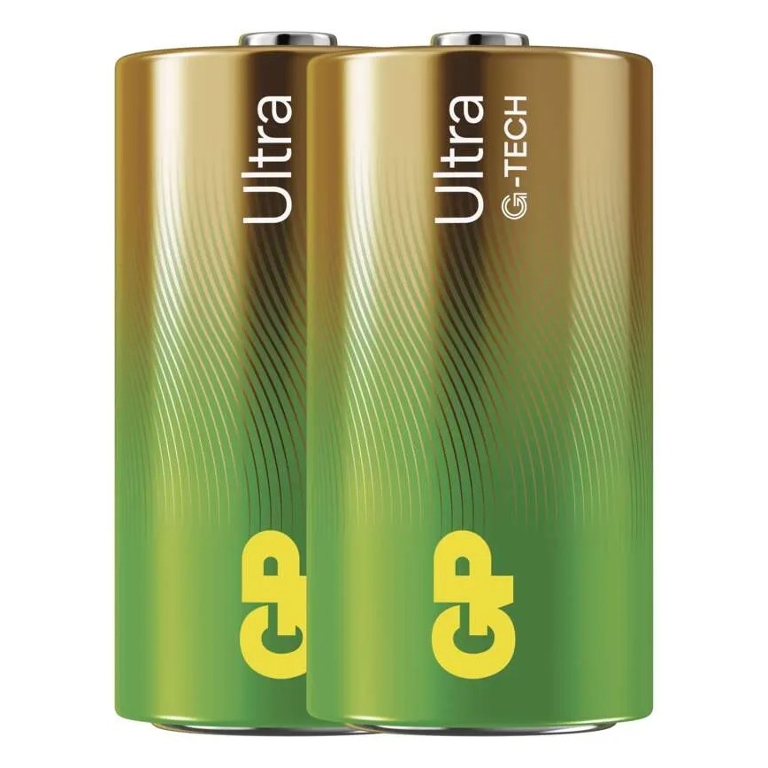 2 vnt šarminės baterijos  C GP ULTRA 1,5V