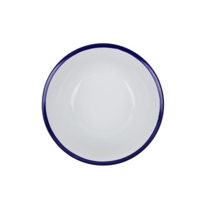 24 dalių indų rinkinys baltas/mėlynas/porcelianas