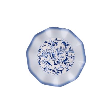 24 dalių indų rinkinys, mėlynas, pagamintas iš porceliano