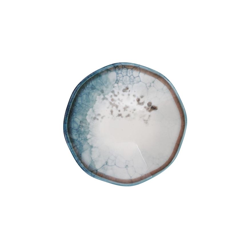 24 dalių indų rinkinys, mėlynas/porcelianas