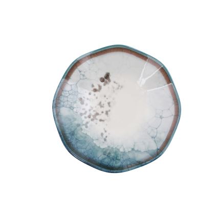 24 dalių indų rinkinys, mėlynas/porcelianas