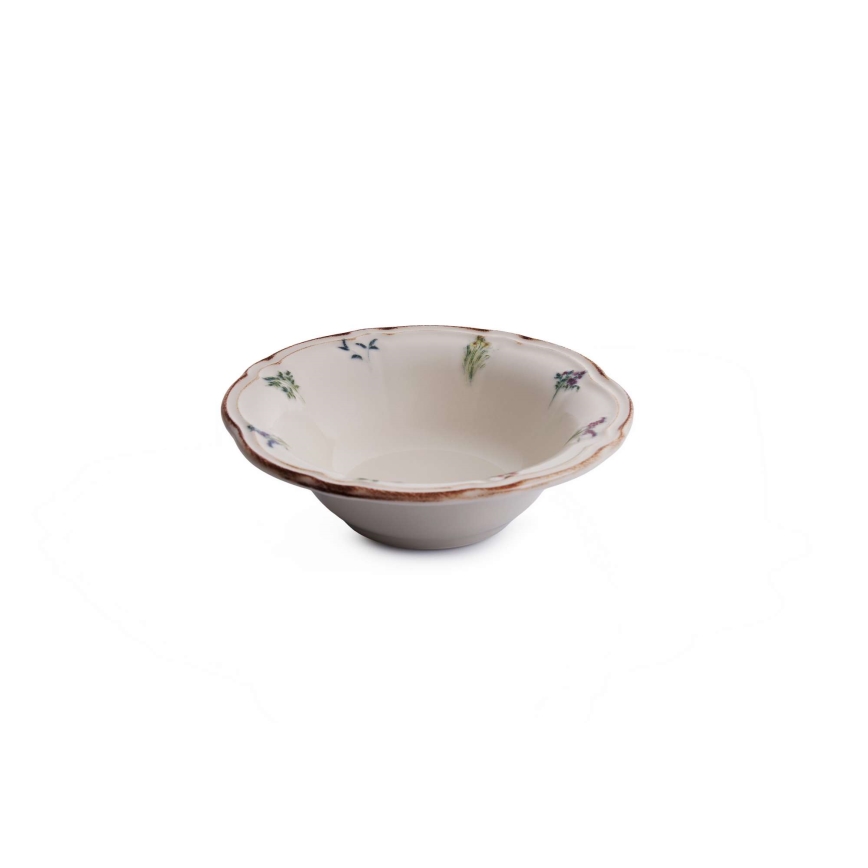 24 dalių įvairiaspalvis porcelianinis indų rinkinys