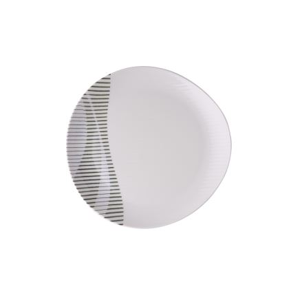 24 dalių spalvingas porcelianinis stalo indų rinkinys