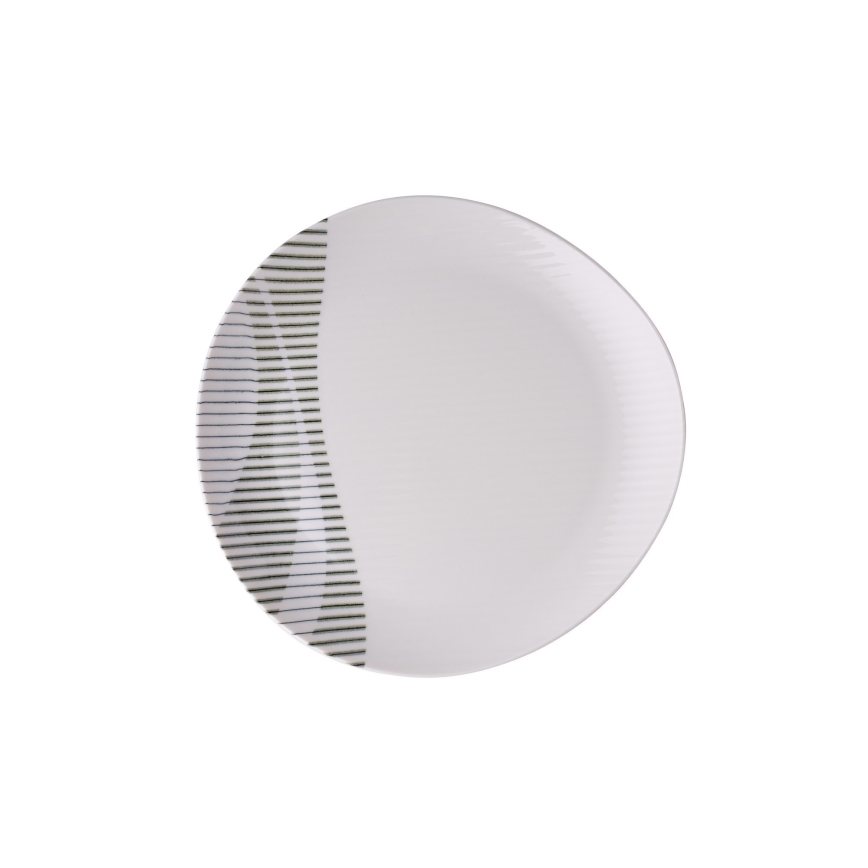 24 dalių spalvingas porcelianinis stalo indų rinkinys