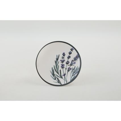 24 dalių spalvotas akmens masės valgomojo indų rinkinys