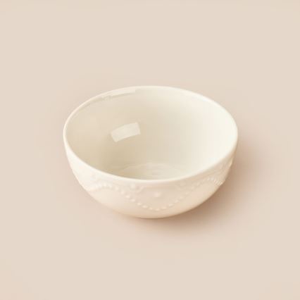 24 dalių stalo indų rinkinys baltas/porcelianinis