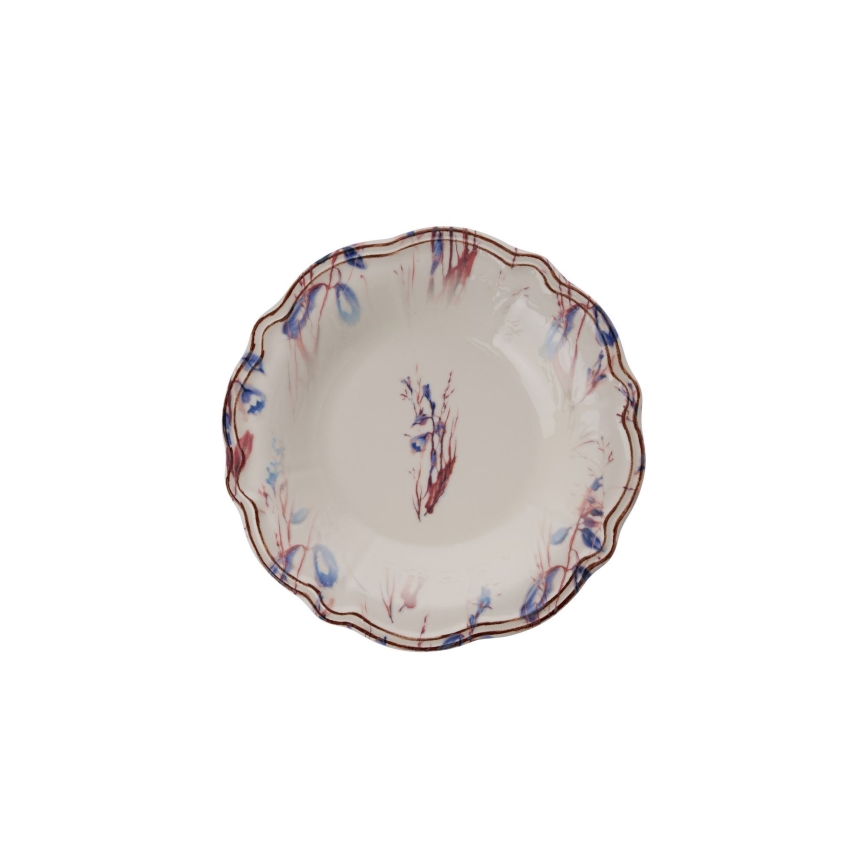 24 dalių stalo indų rinkinys įvairiaspalvis/porcelianas