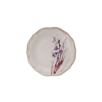 24 dalių stalo indų rinkinys įvairiaspalvis/porcelianas