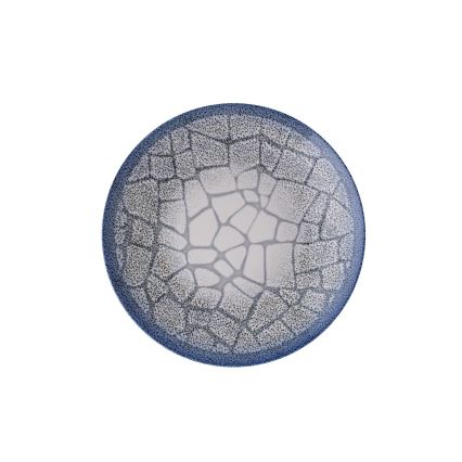 24 dalių stalo indų rinkinys, mėlynas, porcelianas