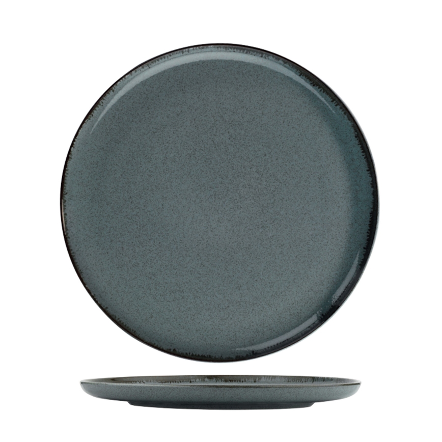 24 dalių stalo indų rinkinys, mėlynas/porcelianas