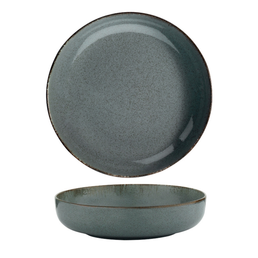 24 dalių stalo indų rinkinys, mėlynas/porcelianas