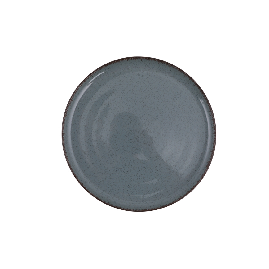 24 dalių stalo indų rinkinys, mėlynas/porcelianas