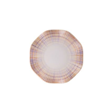 24 dalių stalo indų rinkinys oranžinis/porcelianas