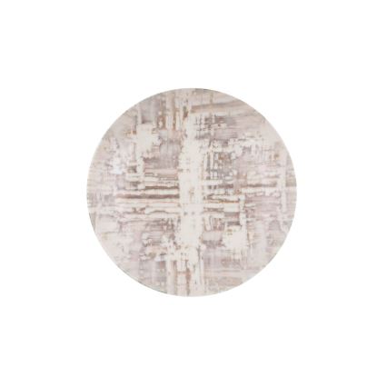 24 dalių stalo indų rinkinys – ruda/balta, porcelianinis