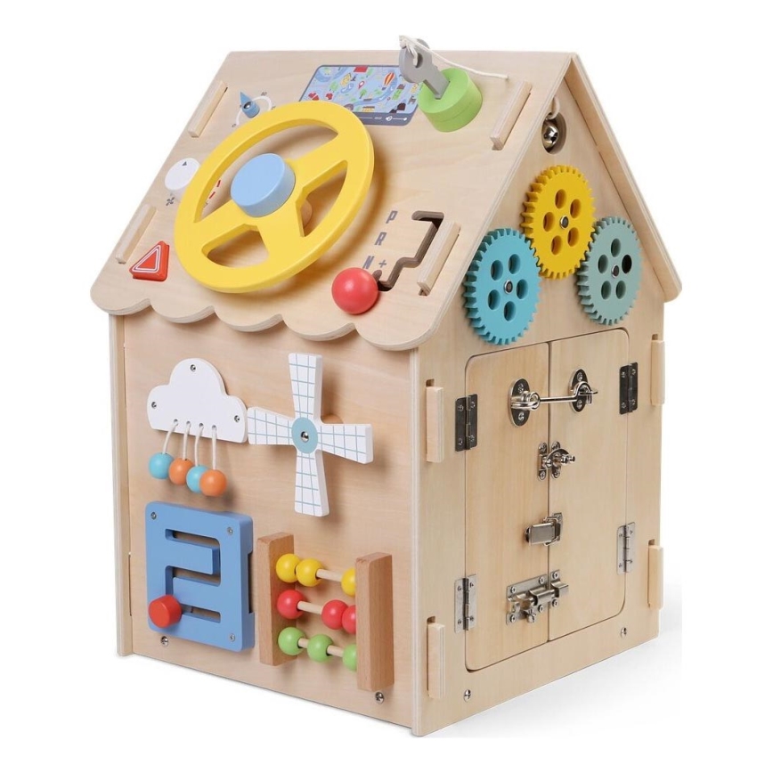 2Kids Toys - Activity lenta namas smėlio spalva