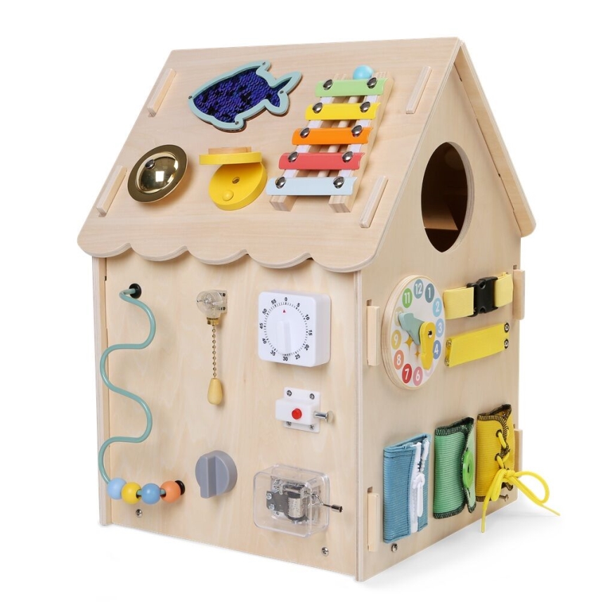 2Kids Toys - Activity lenta namas smėlio spalva