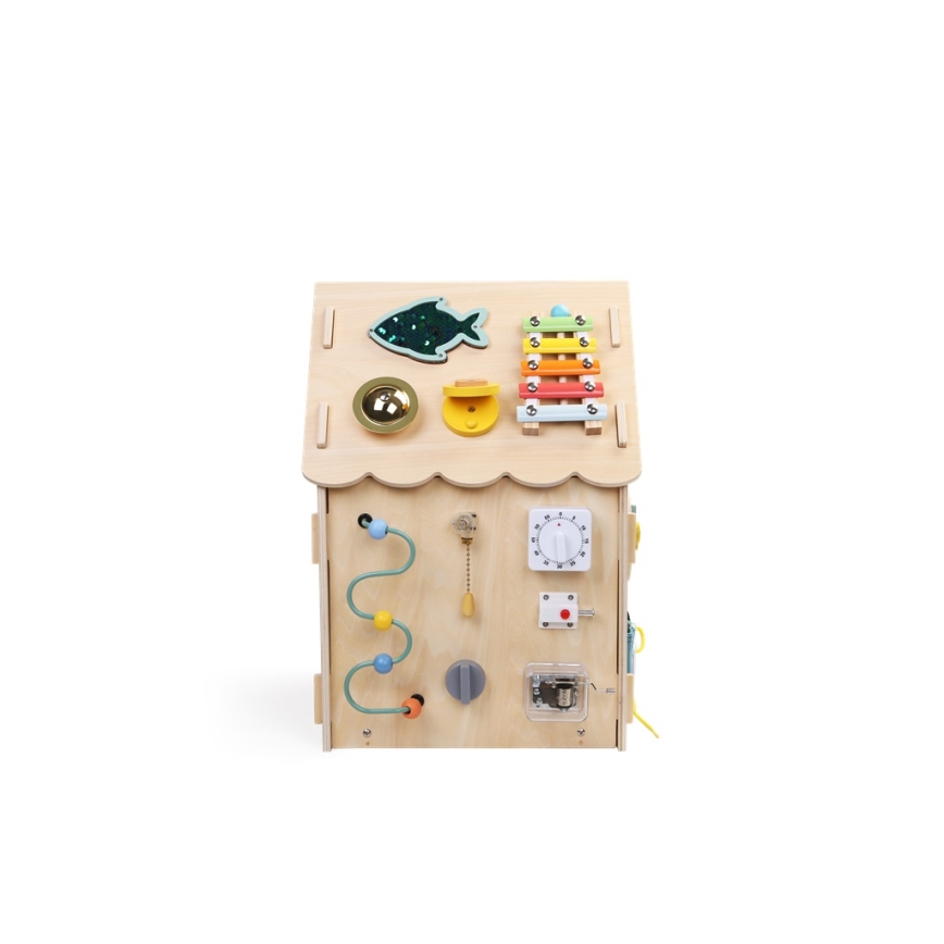 2Kids Toys - Activity lenta namas smėlio spalva
