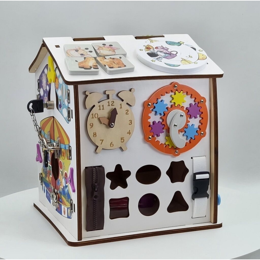 2Kids Toys - aktyvumo lenta namelis, balta