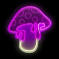 2Kids Toys - LED neoninė sieninė dekoracija LED/5W/USB grybas