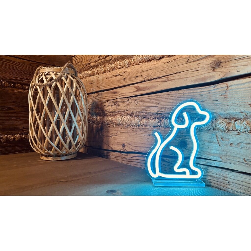 2Kids Toys - LED neoninė stalinė dekoracija LED/5W/USB šuo