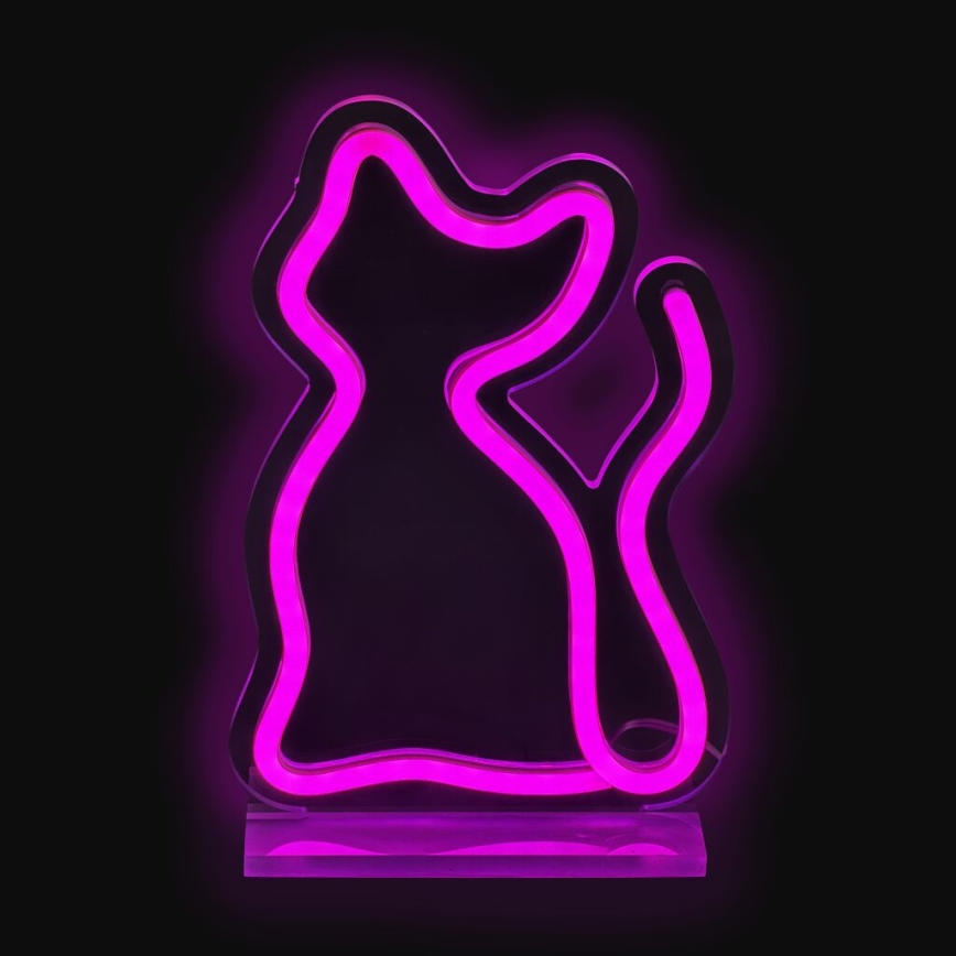 2Kids Toys - LED Neoninis stalas dekoracija LED/5W/USB katė
