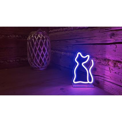 2Kids Toys - LED Neoninis stalas dekoracija LED/5W/USB katė