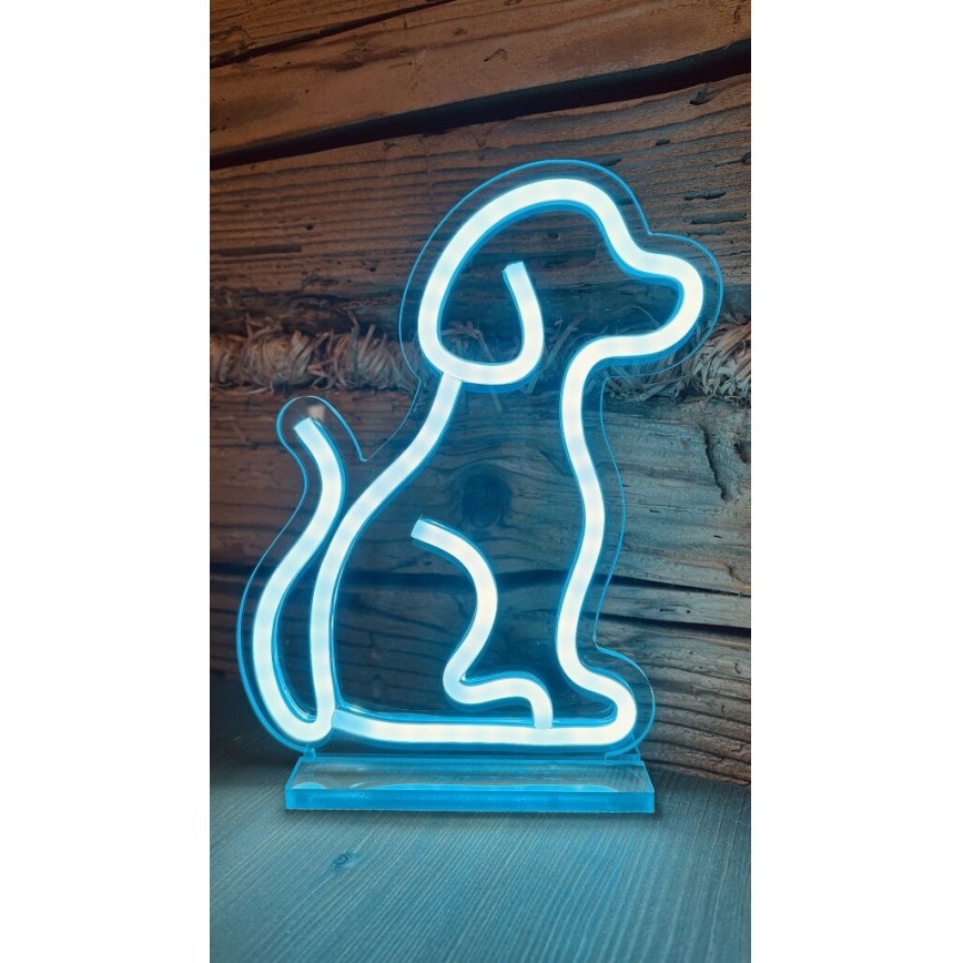 2Kids Toys - LED Neoninis stalas dekoracija LED/5W/USB Šuo