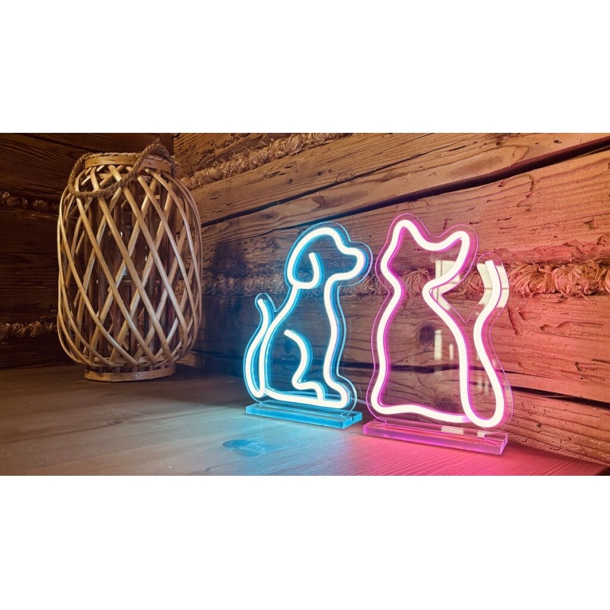 2Kids Toys - LED Neoninis stalas dekoracija LED/5W/USB Šuo