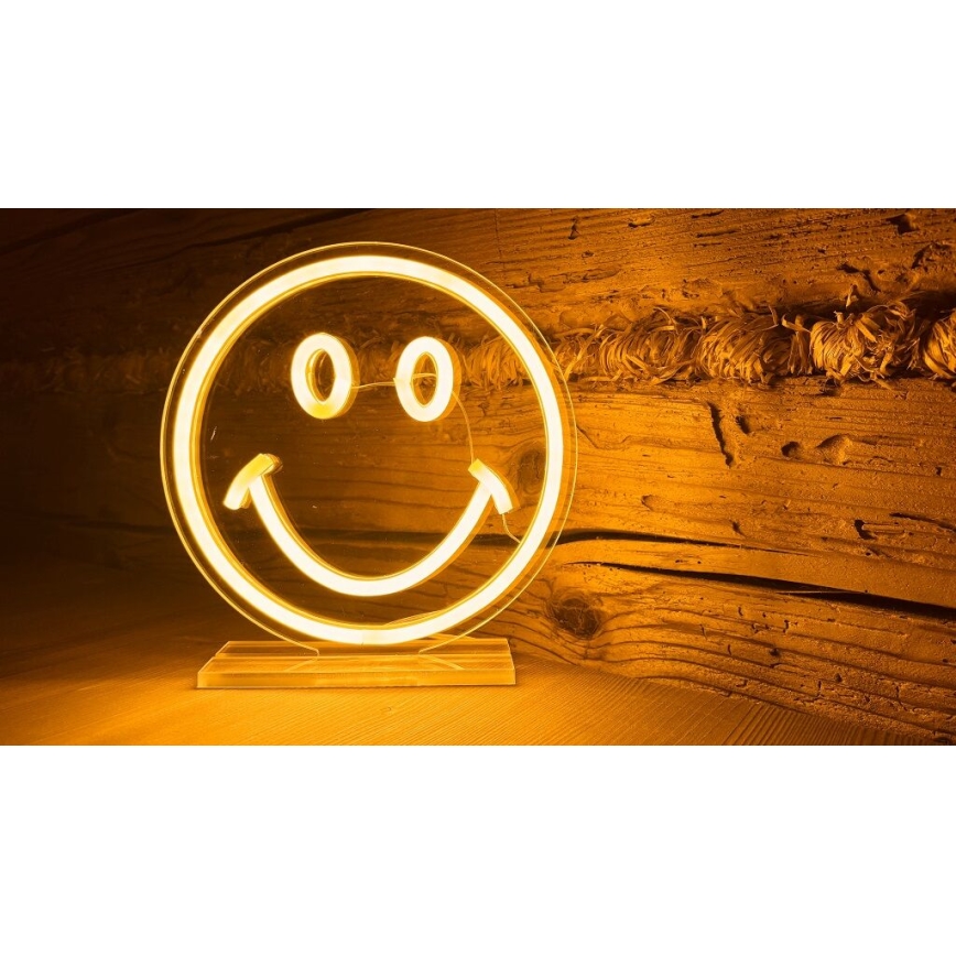 2Kids Toys - LED Neoninis stalas dekoracija LED/5W/USB šypsenėlė