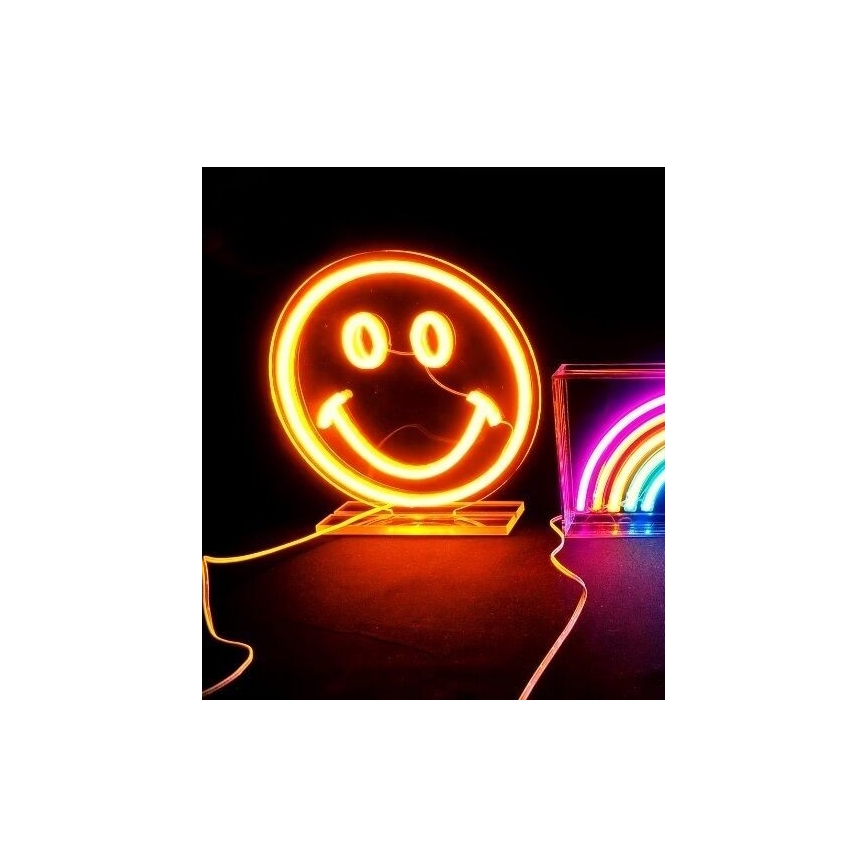 2Kids Toys - LED Neoninis stalas dekoracija LED/5W/USB šypsenėlė