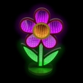 2Kids Toys - LED neoninis stalinis dekoratyvinis šviestuvas (gėlė) LED/5W/USB