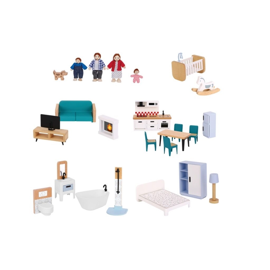 2Kids Toys - Medinis lėlių namelis Barbora