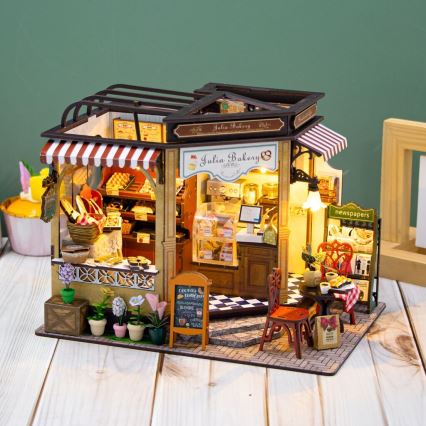 2Kids Toys - Miniatiūrinis Juliinos kepyklėlės namelis 2xAAA