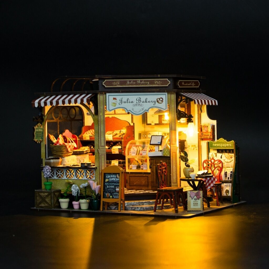 2Kids Toys - Miniatiūrinis Juliinos kepyklėlės namelis 2xAAA