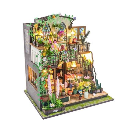 2Kids Toys - Miniatiūrinis namas Darcy gėlių namai 2xAAA